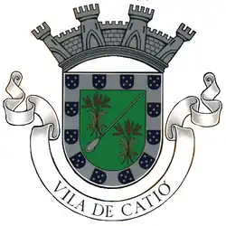 Das Wappen der Kleinstadt Catió aus portugiesischer Kolonialzeit