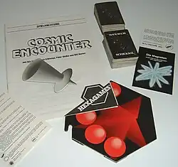 Spielmaterialien der Hexagames-Ausgabe