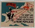 Ce sont les soviets qui tirent les ficelles du Front populaire (Es sind die Sowjets, die die Fäden der Volksfront ziehen)