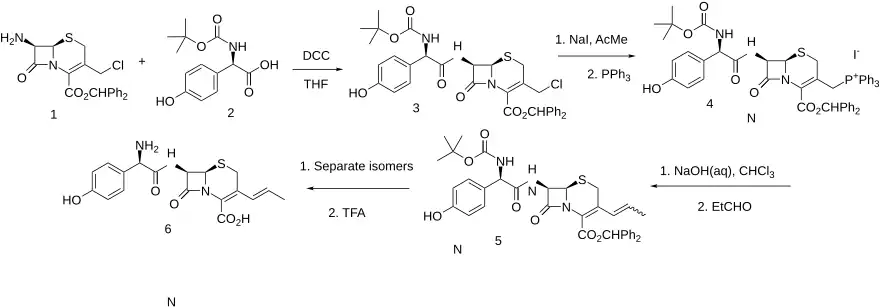 Synthese von Cefprozil