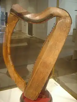 Clàrsach, eine schottische Harfe aus dem Mittelalter