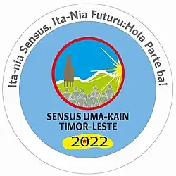 Logo des Zensus 2022
