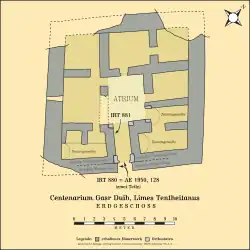 Das tripolitanische Centenarium Gasr Duib entstand bereits um 246 n.&nbsp;Chr.