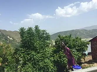 Landschaftsblick mit dem Lac de Péligre
