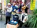 Musiker auf dem Wochenmarkt