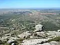 Blick vom Gipfel nach Südosten