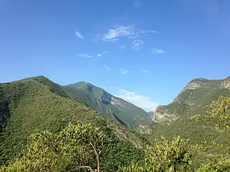 Sierra Madre Oriental bei Ciudad Victoria, Tamaulipas