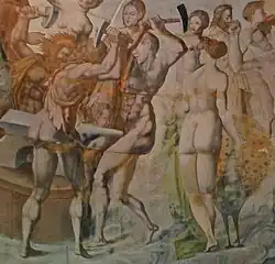 Ausschnitt des Freskos