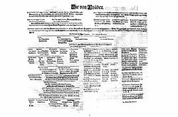 Chüden-Stammtafel, linker Seite u. a. die Eltern Sebastians verzeichnet