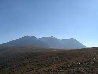Blick auf den Chacaltaya von Südwesten (Sept. 2005)