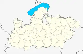 Lagekarte der Division