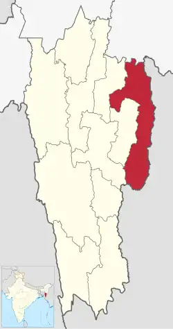 Lagekarte des Distrikts