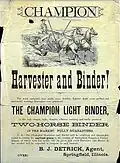 Advertising Handbill 1882