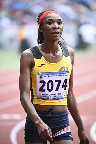 Espérance Otomo Mendouga bei den Afrikameisterschaften 2024 in Douala