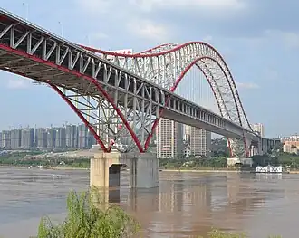 Chaotianmen-Yangtse-Brücke (2009), Chongqing, China