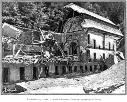 Notre Dame du Torrent nach dem Unglück von 1892 .