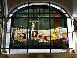 Bemaltes Fenster links