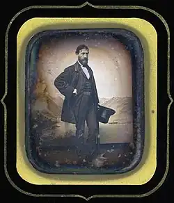 Porträt von Charles Gleyre, Daguerreotypie, Samuel Heer, 1858 i