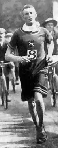 Silber für Charles Hefferon im olympischen Marathon von London 1908