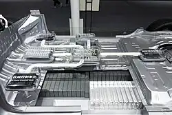 Chassis der Leap3.0-Plattform mit Batterien am Fahrzeugboden, 2022