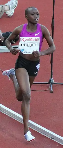 Winny Chebet Rang sieben in 4:06,29&nbsp;min
