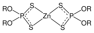 Zink­dialkyl­dithio­phosphate (R=Alkylrest)