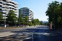 Wohnblocks im Tivoli-Quartier (Route&nbsp;de&nbsp;Chancy 8 und 10)