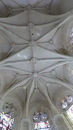 Rippengewölbe der Kapelle