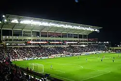 Das Stadion bei einem Abendspiel des Chicago Fire (2007)