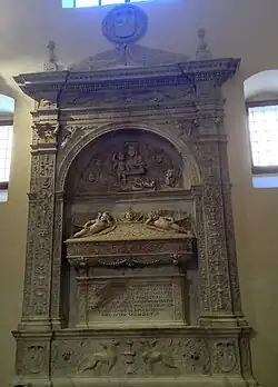 Mausoleum von Angela Castriota (†&nbsp;1518), Frau von Ferdi­nando Orsini, 5.&nbsp;Herzog von Gravina