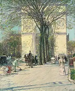 Frederick Childe Hassam: „Washington Arch, Spring“ 1890