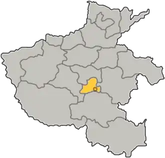 Lage von Luohe in Henan