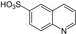 Strukturformel von Chinolin-6-sulfonsäure