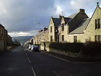 Straßenzug in Chirnside