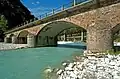 Alte Straßenbrücke über die Fella im Gemeindegebiet von Chiusaforte