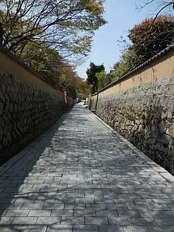 Stille Straße in Chōfu