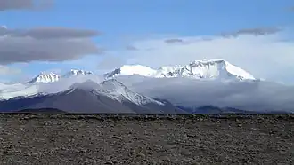Nordseite des Cho Oyu von Tingri aus gesehen