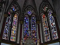 Spätromanische Glasmalerei