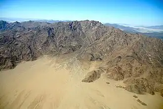 Der Chowagasberg in der Wüste Namib Blickrichtung Süd