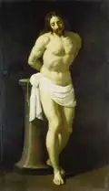 Guido Reni, Christus an der Geißelsäule, ca. 1603, Öl auf Leinwand, 192,7 × 114,4 cm, Städel Museum, Frankfurt am Main