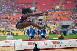 Christabel Nettey Rang acht mit 6,36&nbsp;m