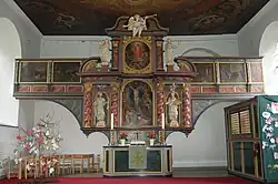 Barocker Altaraufsatz mit Altarempore (17. Jh.)