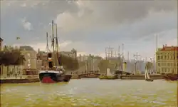 Partie im Hafen von Rotterdam