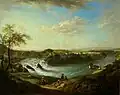 Christian Georg Schütz: Der Rheinfall bei Schaffhausen, 1761