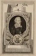 Heinrich Schütz, nach einem Gemälde von Christoph Spätner, Bibliothèque nationale de France