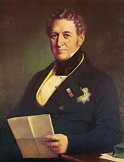 König Christian VIII. Porträt von Wilhelm Marstrand, 1843