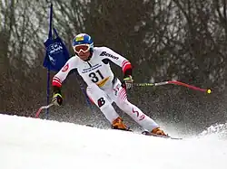 Christoph Kornberger im Super-G, März 2008