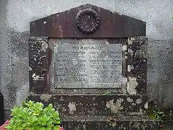 Architekt Christoph Riggenbach-Sulger (1810–1863), Grab auf dem Friedhof Wolfgottesacker, Basel