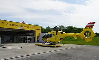 Christophorus 11, ÖAMTC Notfall Rettungshubschrauber, Airport Klagenfurt, Kärnten