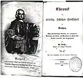 Chronik der Privilegierten Schützengesellschaft zu Cöthen aus dem Jahr 1858
